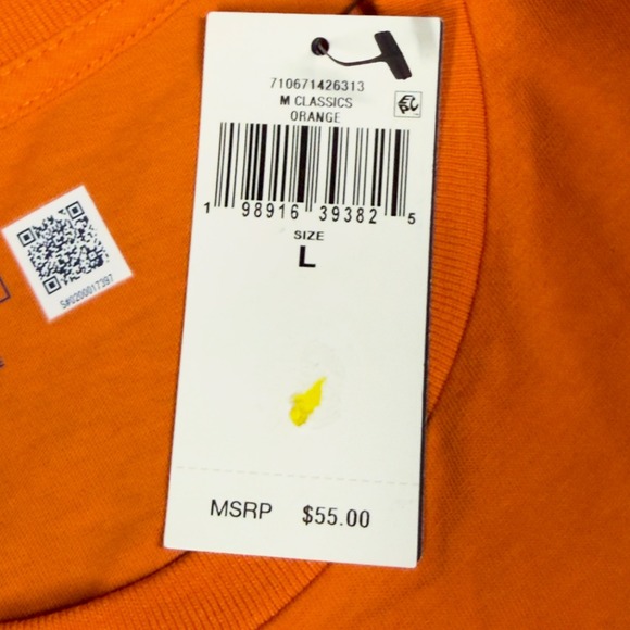 Polo Ralph Lauren T-Shirt Mens L Orange Classic Fit Crewneck 710671426313 NEW - Picture 7 of 9